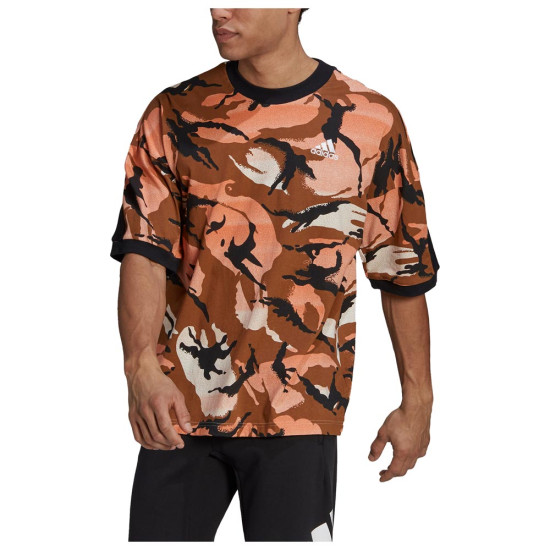 Adidas Ανδρική κοντομάνικη μπλούζα Street AOP Adidas Ανδρική κοντομάνικη μπλούζα Street AOP